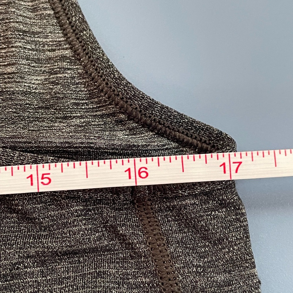 Lululemon Pace Perfect Tank Heathered Black / Black - Picture 5 of 7
